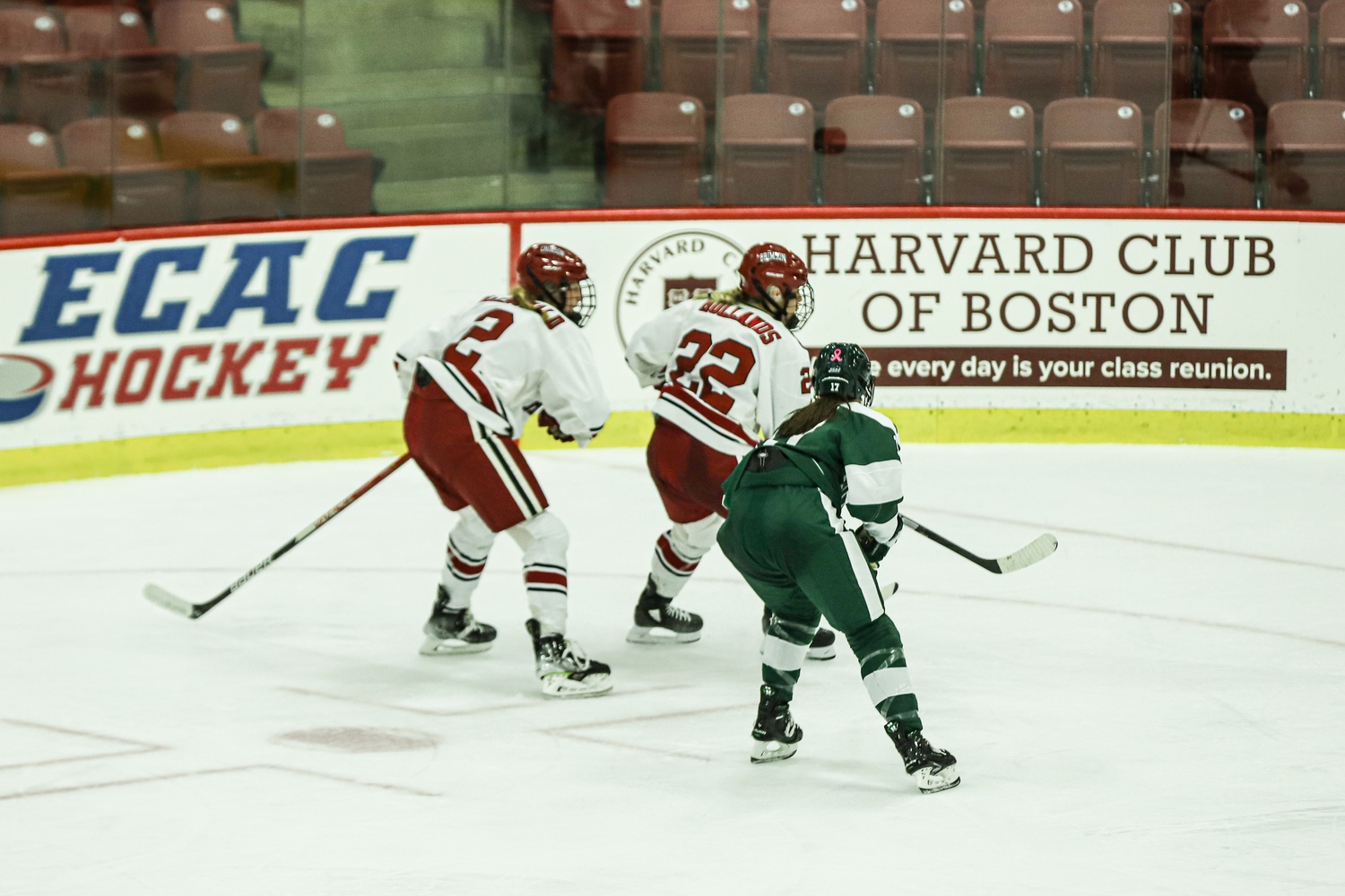 Then-junior forward Shannon Hollands in action against Dartmouth on October 21, 2022.