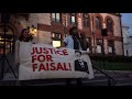 Protesters Demand Dismissal of Officer Who Fatally Shot Sayed Faisal